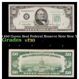 1950 $50 Green Seal Federal Reserve Note New York,