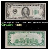 1928A $100 Green Seal Federal Reserve Note "Redeem