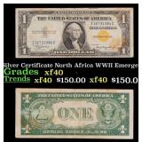1935A $1 Silver Certificate North Africa WWII Emer