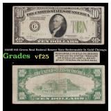 1928B $10 Green Seal Federal Reseve Note Redeemabl