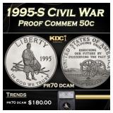 1995-S Civil War Proof Modern Commem Half Dollar 5