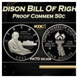 1993-s Madison Proof Modern Commem Half Dollar Bil