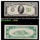1928B $10 Green Seal Federal Reseve Note Redeemabl