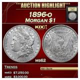 1896-o Morgan Dollar $1 ms62 USCG