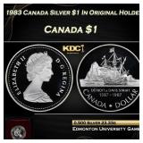 1983 Canada Silver $1 In Original Holder Canada Si
