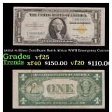 1935A $1 Silver Certificate North Africa WWII Emer
