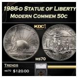 1986-d Statue of Liberty Modern Commem Half Dollar