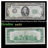 1928A $100 Green Seal Federal Reserve Note "Redeem