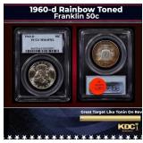 PCGS 1960-d Franklin Half Dollar 50c ms64 fbl PCGS