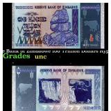 2008 Reserve Bank of Zimbabwe 100 Trillion Dollars