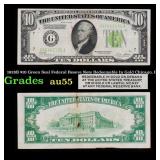 1928B $10 Green Seal Federal Reseve Note Redeemabl