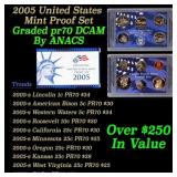 2005-s United States Mint Proof Set - 11 Coins Inc