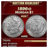 1896-o Morgan Dollar $1 ms62 USCG