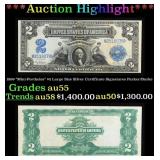 1899 $2 Large Size Silver Certificate "Mini-Portho