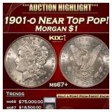 1901-o Morgan Dollar Near Top Pop! $1 ms67+ SEGS