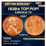 1936-s Lincoln Cent TOP POP! 1c ms67+ rd SEGS