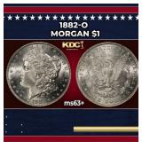 1882-o Morgan Dollar $1 Grades ms63+