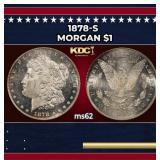 1878-s Morgan Dollar $1 Grades ms62