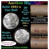 Full solid date 1881-s Uncirculated Morgan silver