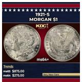 1921-s Morgan Dollar $1 Grades ms64+