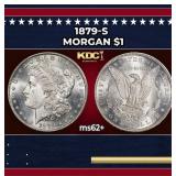 1879-s Morgan Dollar $1 Grades ms62+