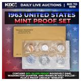 1963 United States Mint Silver Proof Set In Origin