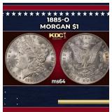 1885-o Morgan Dollar $1 Grades ms64