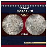 1884-o Morgan Dollar $1 Grades ms64+