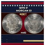 1879-p Morgan Dollar $1 Grades ms62