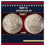 1881-o Morgan Dollar $1 Grades ms63