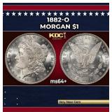 1882-o Morgan Dollar $1 Grades ms64+