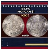 1882-o Morgan Dollar $1 Grades ms62+