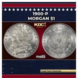 1900-p Morgan Dollar $1 Grades ms65