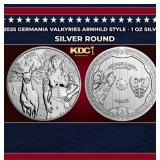 2025 Germania Valkyries Arnhild Style - 1 oz Silve