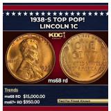 1938-s Lincoln Cent TOP POP! 1c ms68 rd SEGS