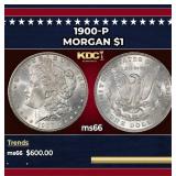 1900-p Morgan Dollar $1 Grades ms66