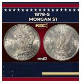 1878-s Morgan Dollar $1 Grades ms62