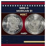 1899-o Morgan Dollar $1 Grades ms63+