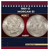 1901-o Morgan Dollar $1 Grades ms64+