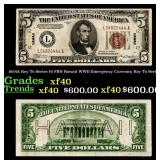 1934A $5 FRN Hawaii WWII Emergency Currency Key To