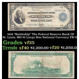 1918 $2 Large Size National Currency "Battleship"