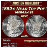 1882-s Morgan Dollar Near Top Pop! $1 ms68 SEGS