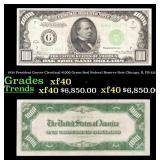1934 $1000 Green Seal Federal Reserve Note Preside