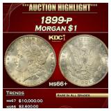 1899-p Morgan Dollar $1 ms66+ SEGS