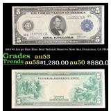 1914 $5 Large Size Blue Seal Federal Reserve Note