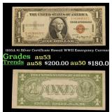 1935A $1 Silver Certificate Hawaii WWII Emergency