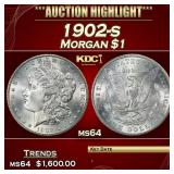 1902-s Morgan Dollar $1 ms64 SEGS
