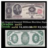 1891 $10 Treasury Note General General William She