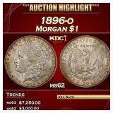 1896-o Morgan Dollar $1 ms62 USCG
