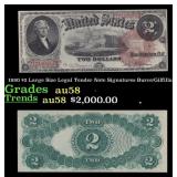 1880 $2 Large Size Legal Tender Note Grades Choice